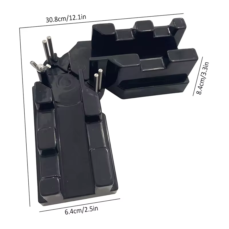 Outil de mesure et de coupe d'angle 2 en 1, rapporteur de coupe d'angle précis 85-180 ° Outil de coupe pour biseaux, jauge d'angle, gadget de bricolage pour le travail du bois