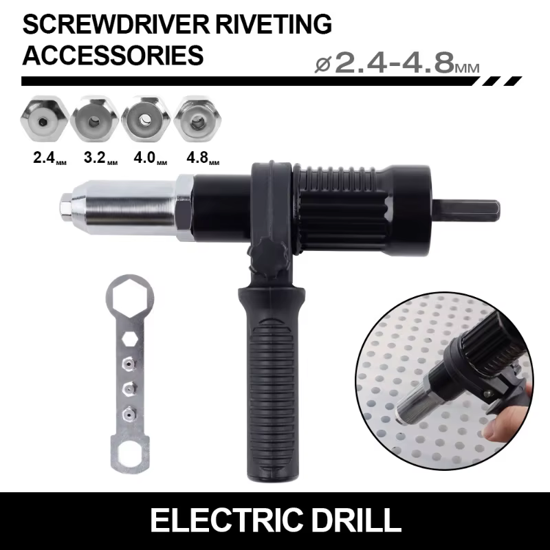 Kit d'adaptateur de pistolet à rivets avec poignée