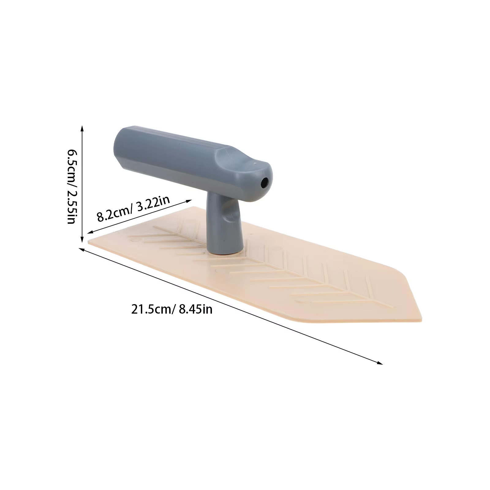 Truelle de finition en plastique avec poignée confortable, outil de lissage mural pour application de plâtre, outil manuel de plâtrier, finition du béton