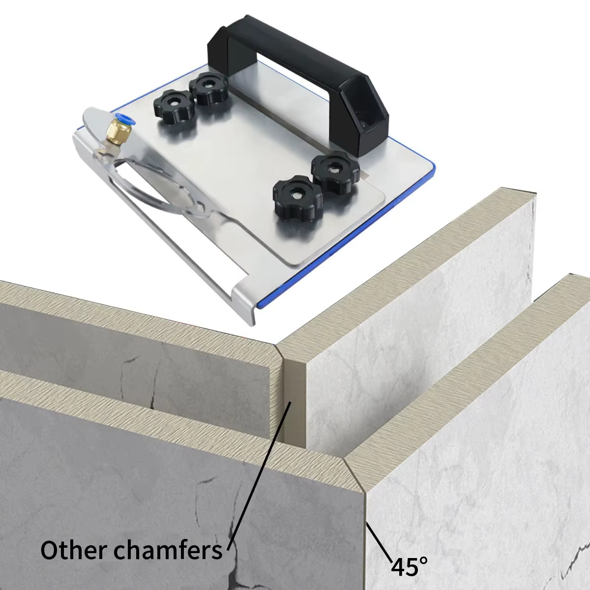 Support de meuleuse d'angle pour carrelage