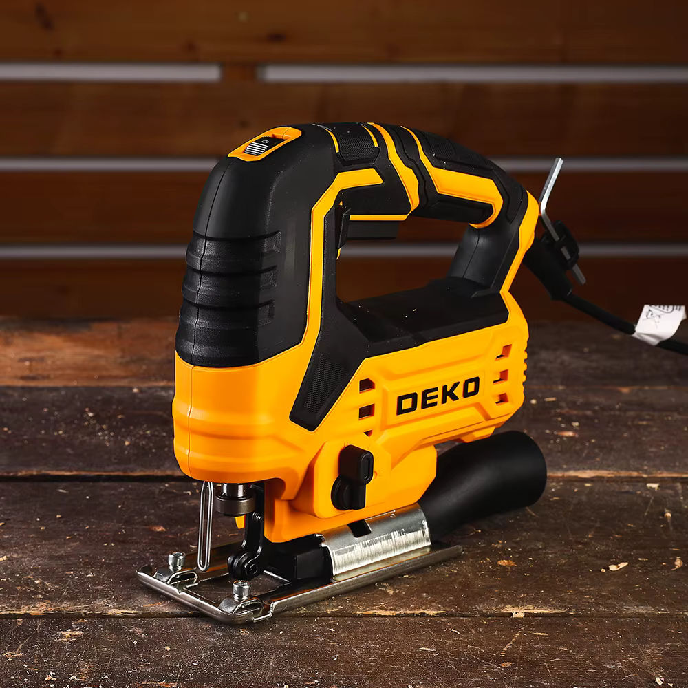 550W JIG SAW DEKO 220V outils électriques pour le travail du bois scie électrique avec règle de guidage lame