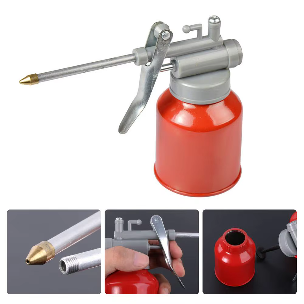 250ml huile peut bec pompe à pouce huileur huile peut Pot huile de lubrification haute pression pompe huileur graisse pour Application outil de réparation de voiture