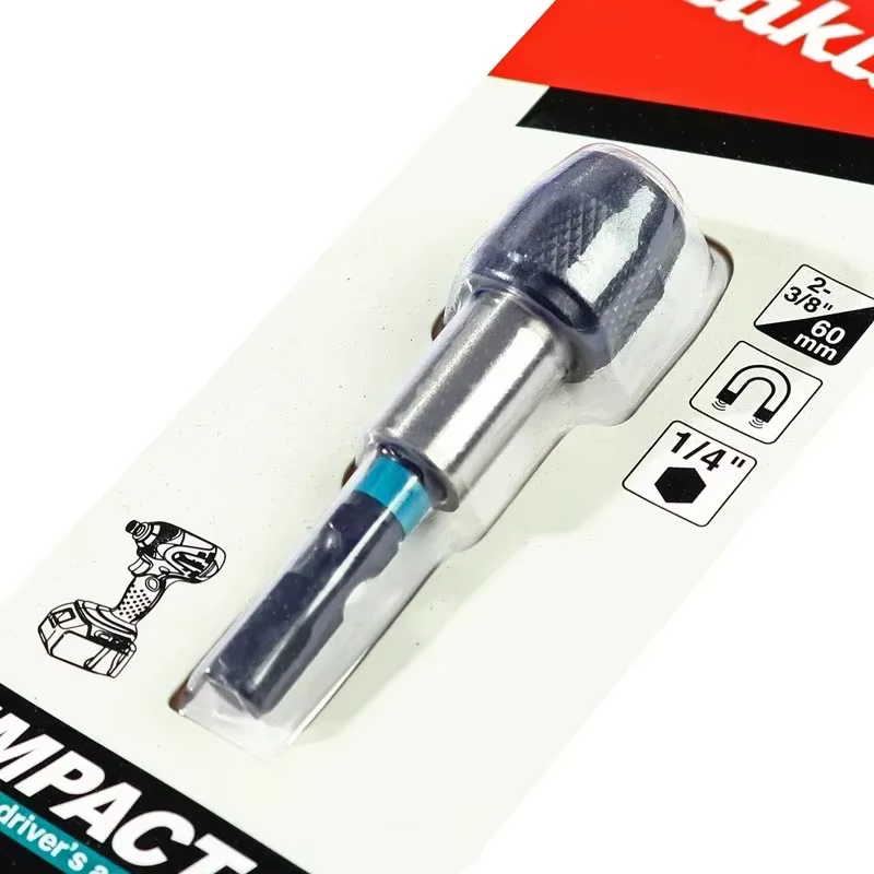 Makita E-08791 Porte-embout magnétique à percussion 60MM 1/4" avec manche hexagonal