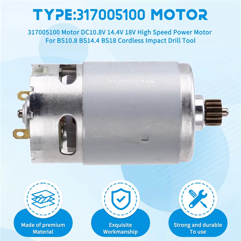 A91P 317005100 moteur DC10.8V 14.4V 18V