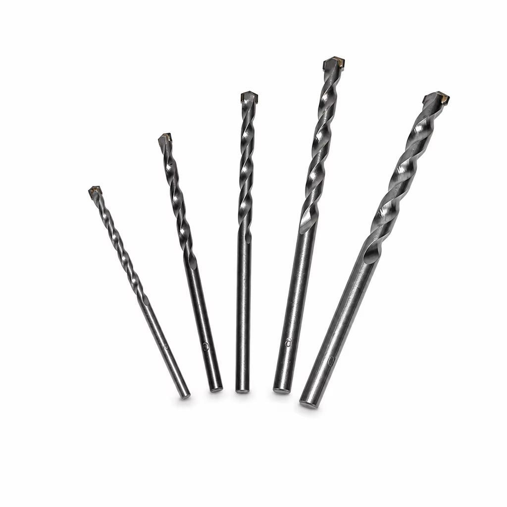 Lot de 5 forets à maçonnerie avec pointe en carbure industriel pour brique/ciment/carrelage/plastique