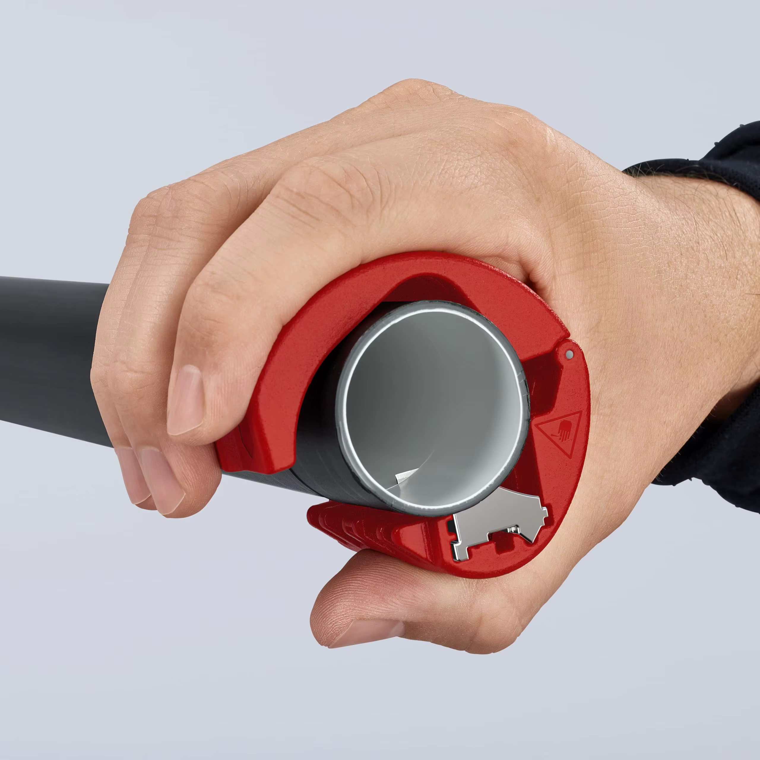 KNIPEX BiX Cutter pour tuyaux en plastique et manchons d'étanchéité 20-50 mm Outil 90 22 10 BK