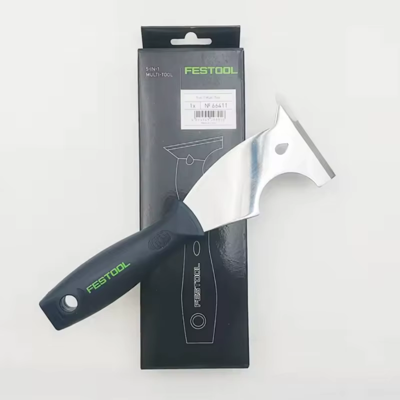 FESTOOL 66411 Couteau à mastic 5 en 1 | Extracteur d'ongles mélangeur grattoir | Portable pour la réparation de la