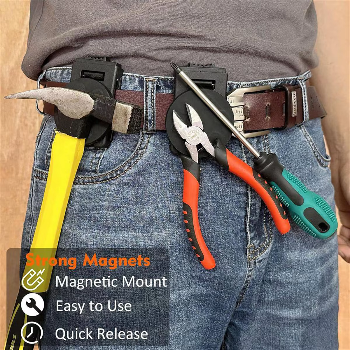 Réinitialisation de ceinture à outils magnétique