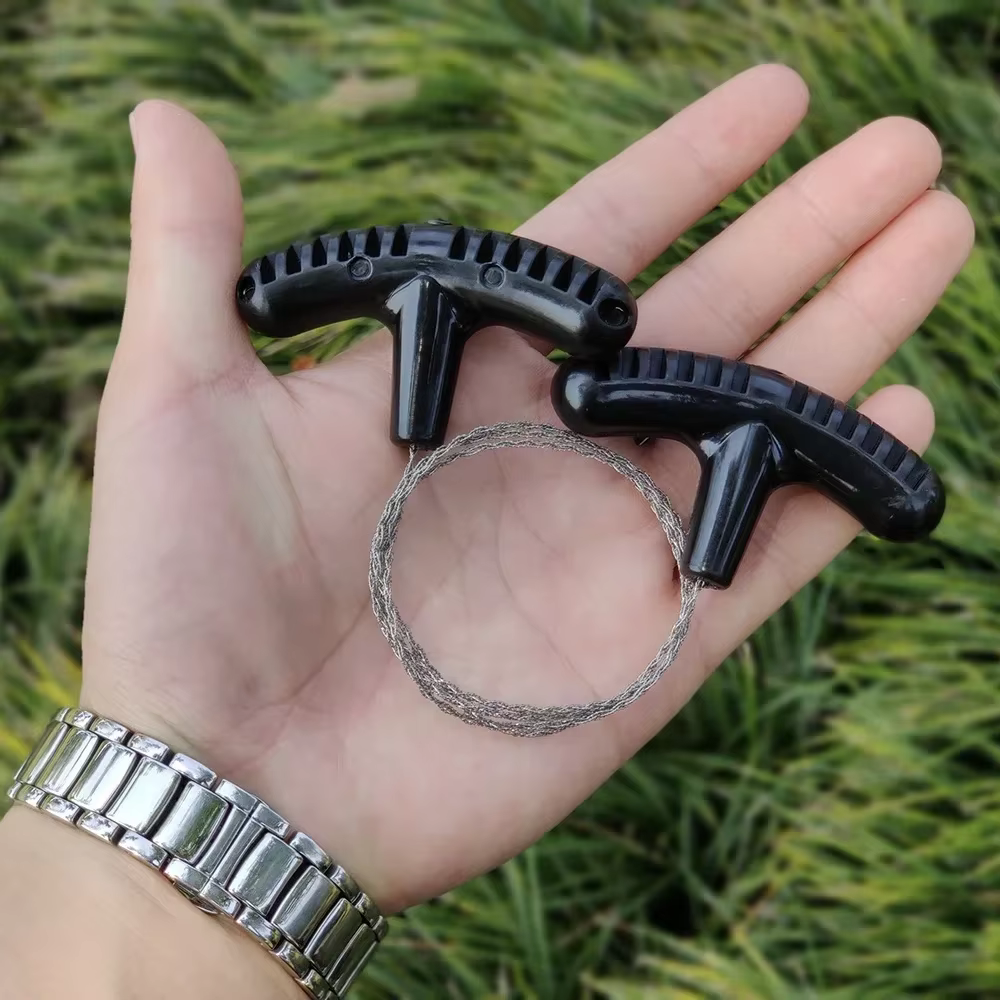 Scie à chaîne à corde en acier Portable