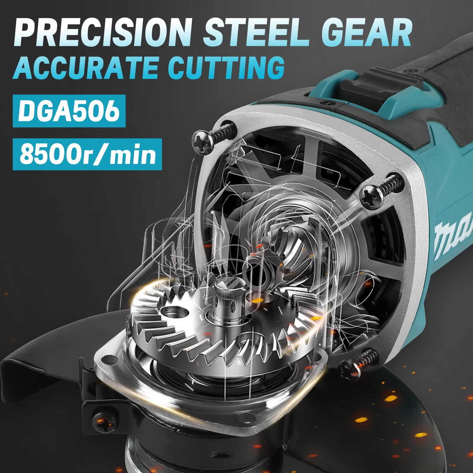 Meuleuse d'angle sans fil Makita DGA506 18V 125mm